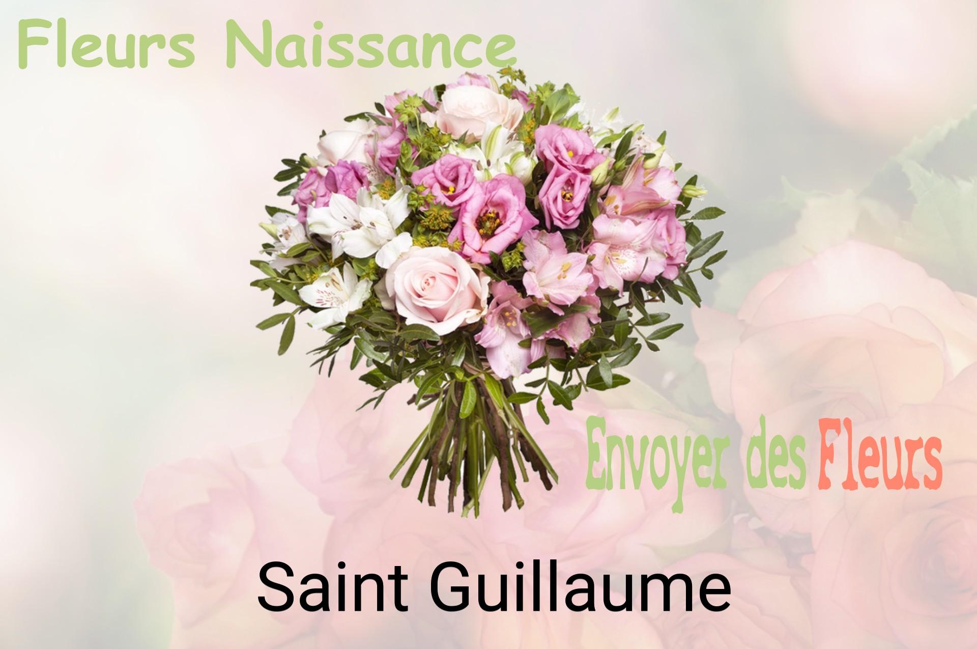 Bouquet de fleurs de naissance livré à Saint-Guillaume
